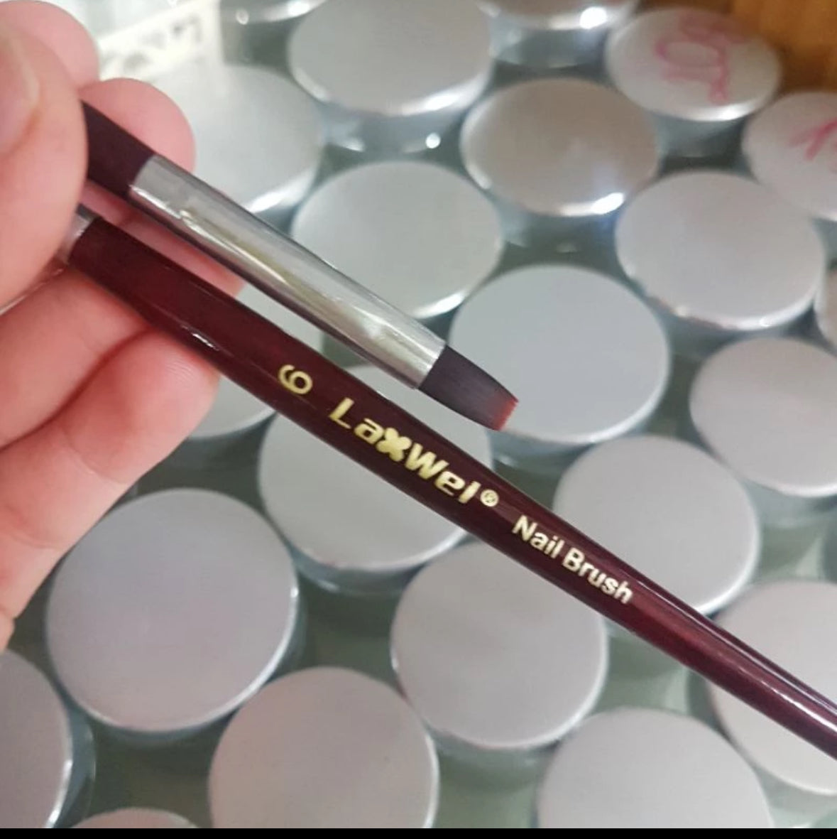 LAXWEI NAIL BRUSH FOR GEL/DESIGN FLOWERS
