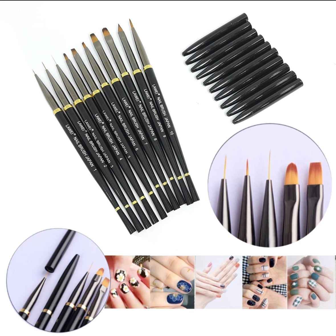 LAWEI NAIL BRUSH JAPAN -  #6
