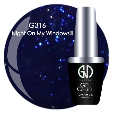 NIGHT ON MY WINDOWSILL GND G316 ONE STEP GEL