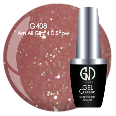 AM ALL GLITZ 4 D SHOW GND G408 ONE STEP GEL