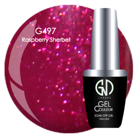 RASPBERRY SHERBET GND G497 ONE STEP GEL