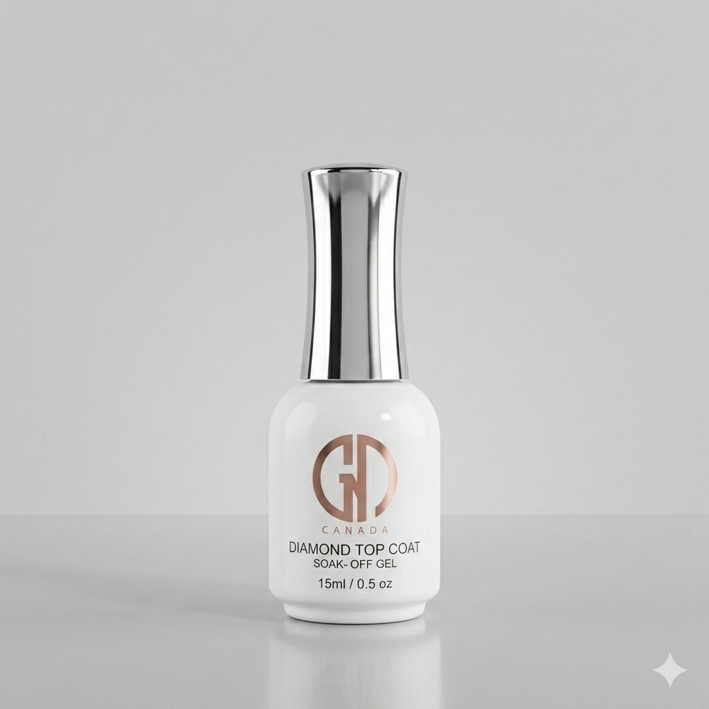 GND SUPER SHINE DIAMOND GEL TOP COAT 15 ML - Secret Nail & Beauty Supply