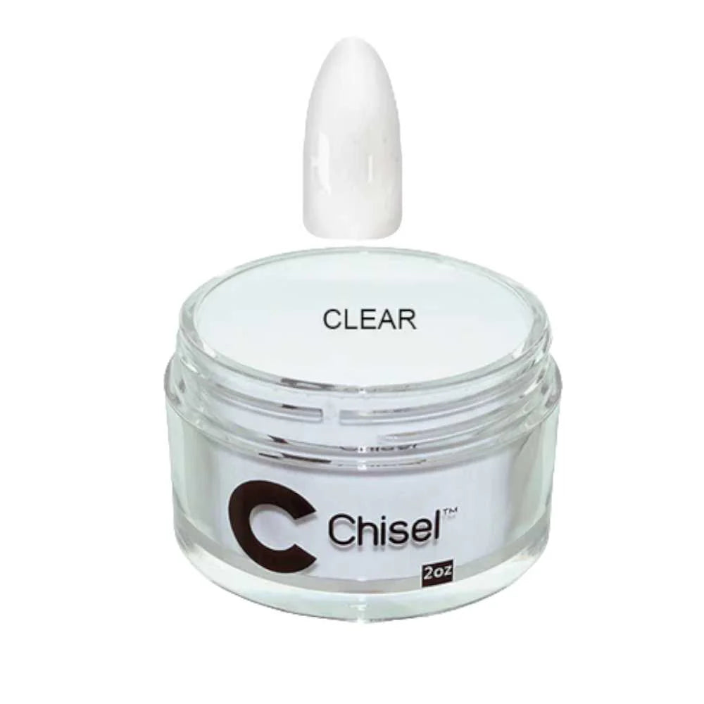 Chisel Nail Art CLEAR POWDER 2oz