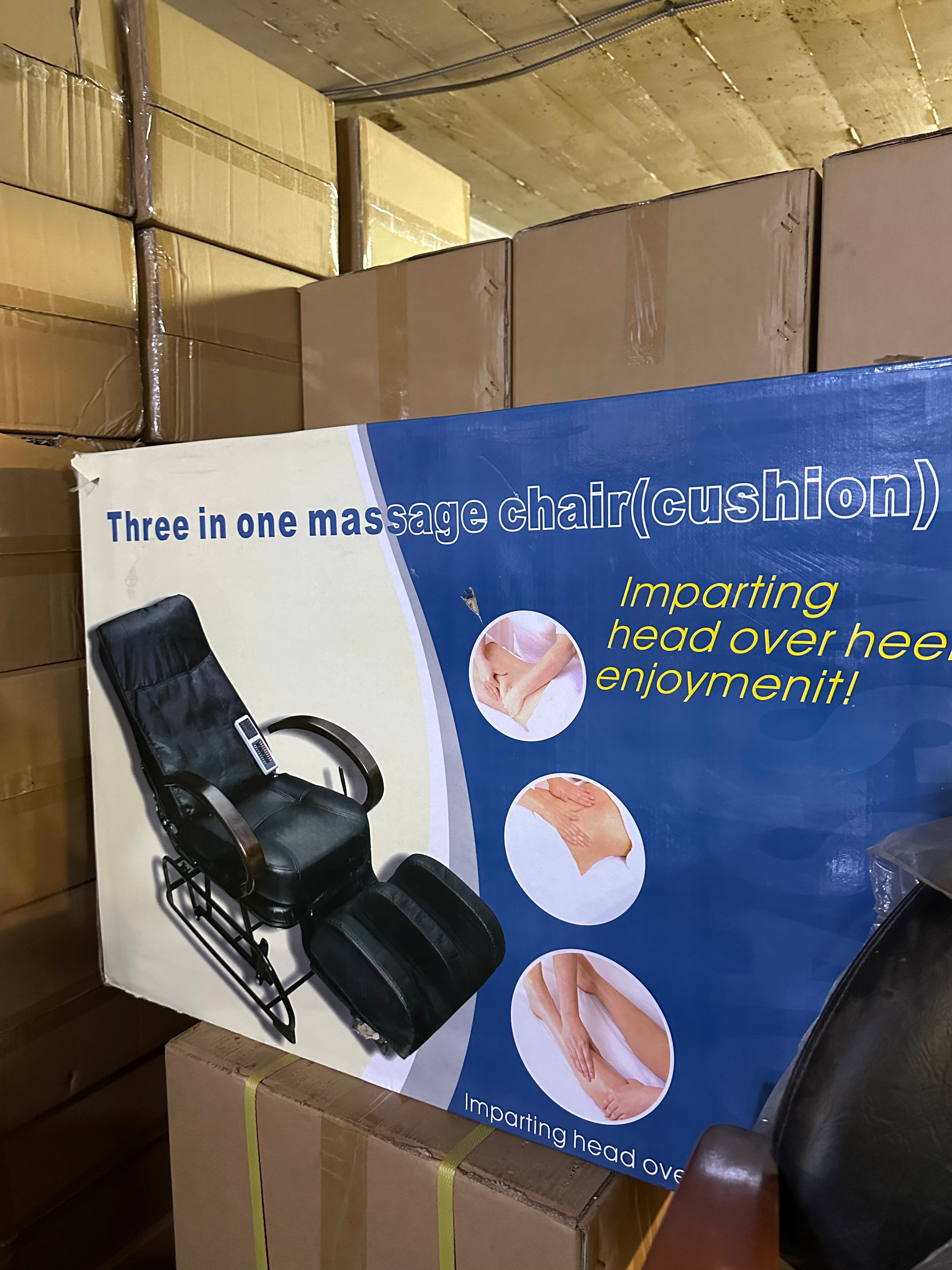 BBH RT-9928 MASSAGE CHAIR 3 in 1 CUSHION - Secret Nail & Beauty Supply