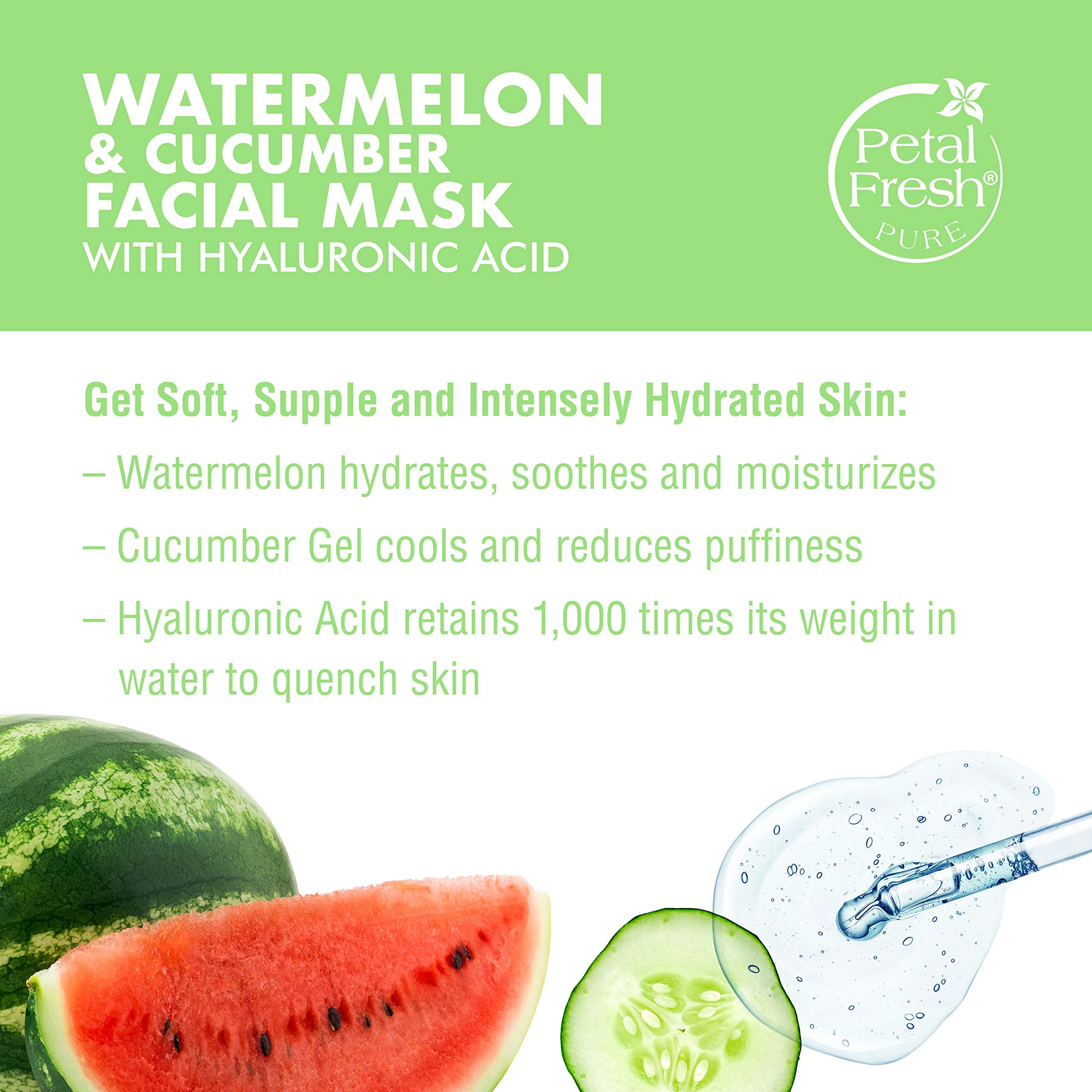PF WATERMELON CUCUMBER FACIAL MASK 7 OZ - Secret Nail & Beauty Supply