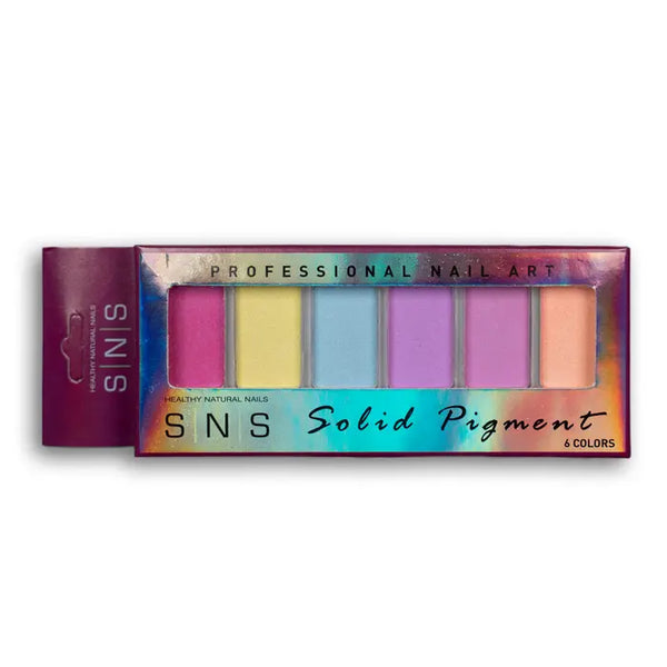 SOLID PIGMENT CHROME POWDER 6 COLORS /PKG