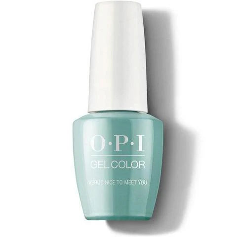 OPI GC M84 - GEL COLOR VERDE NICE TO MEET YOU