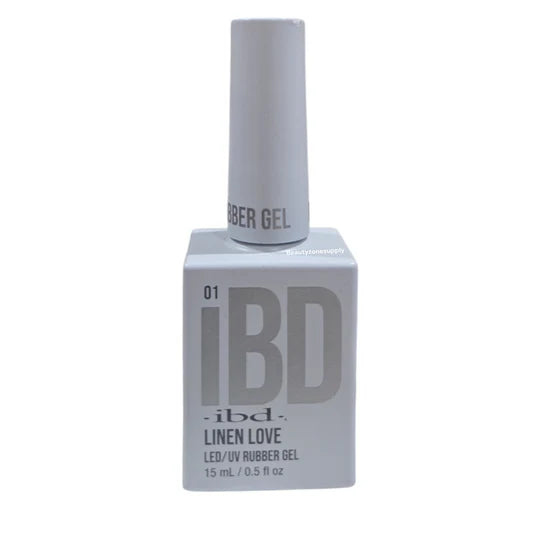 Ibd LED/UV RUBBER GEL - LINEN LOVE - 01 - 15ML - Secret Nail & Beauty Supply