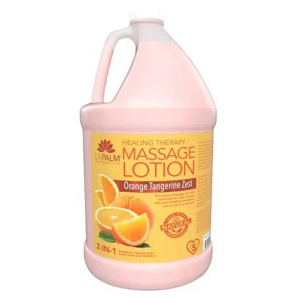 LAPALM MASSAGE LOTION - ORANGE TANGERINE ZEST 1 GALLON