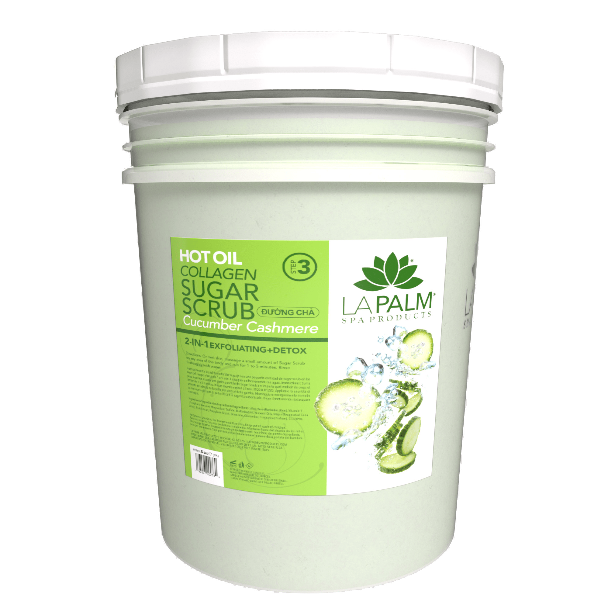 LAPALM HOT OIL SUGAR SCRUB - 5 GALLON