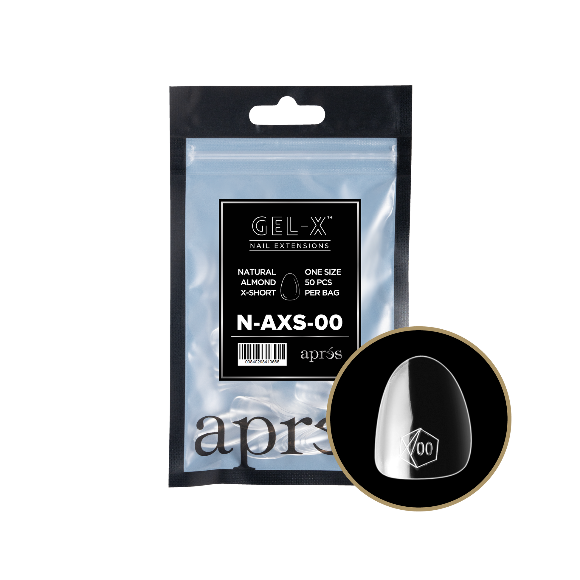 APRES TIP BAG - 00 - NATURAL ALMOND EXTRA SHORT