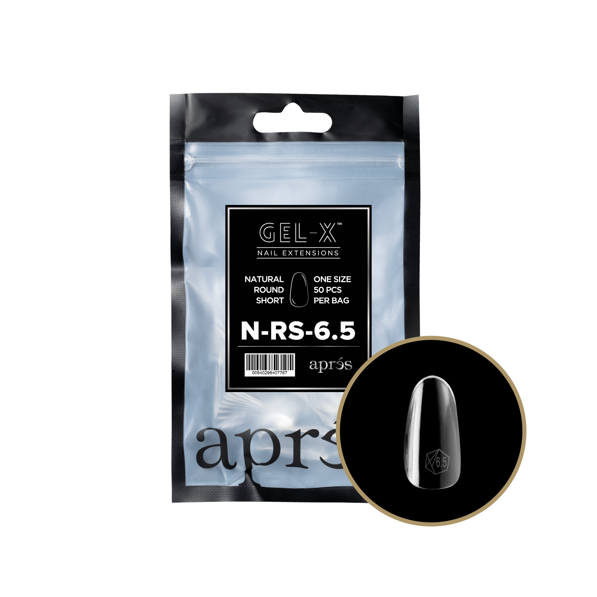 APRES TIP BAG - 6.5 - NATURAL ROUND SHORT
