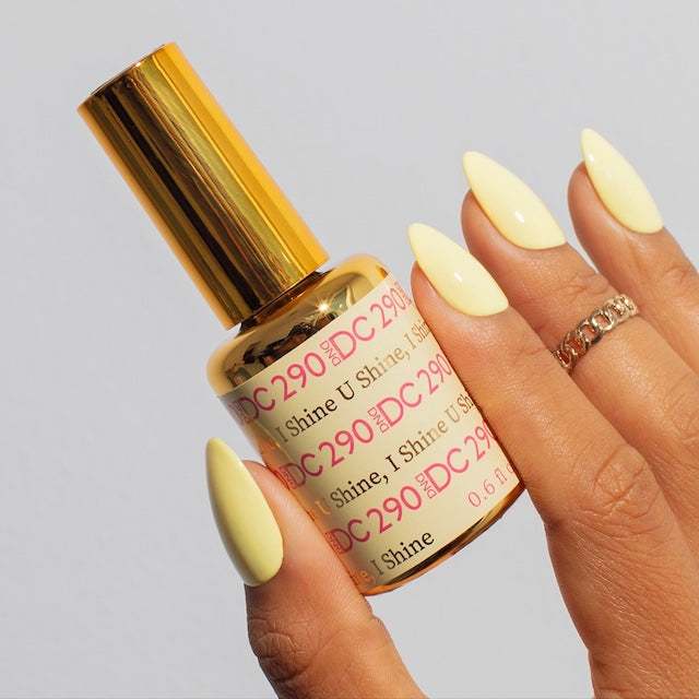 2 GEL COMBO - 290 DND DC U Shine, I Shine - Secret Nail & Beauty Supply