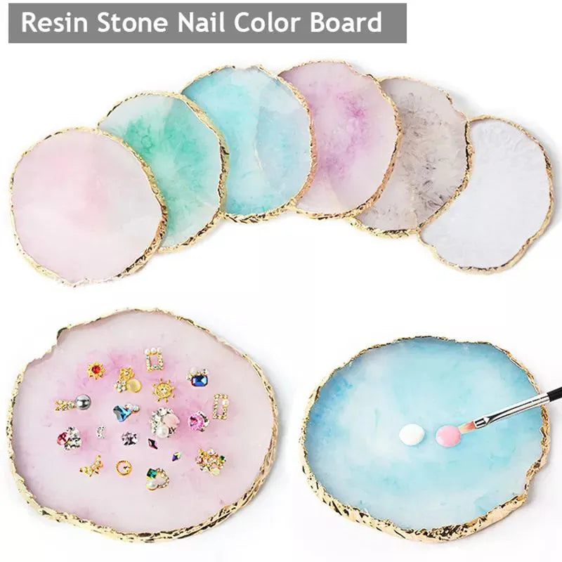 RESIN NAIL ART MIXING PALETTE - ASSORTED