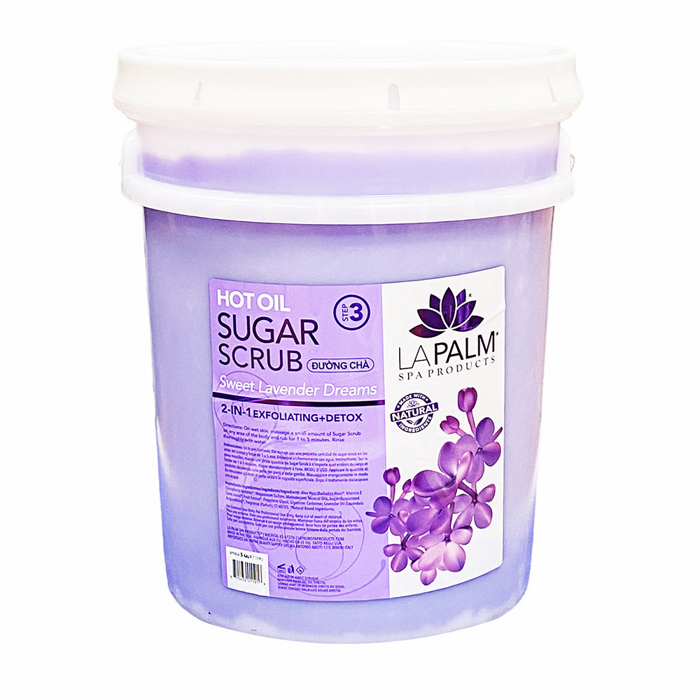 LAPALM HOT OIL SUGAR SCRUB - 5 GALLON