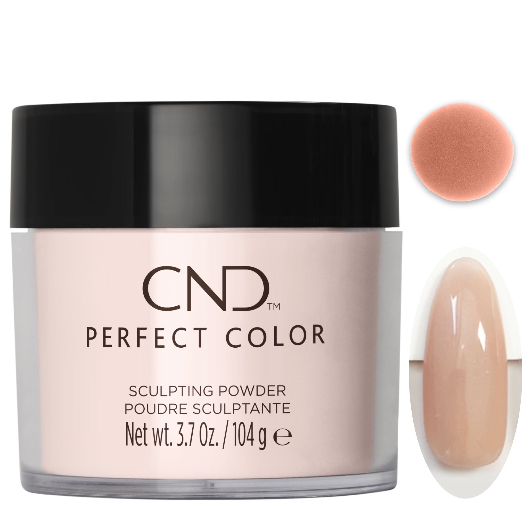 CND SCULPTING POWDER SOFT WARM BEIGE OPAQUE 3.7 OZ