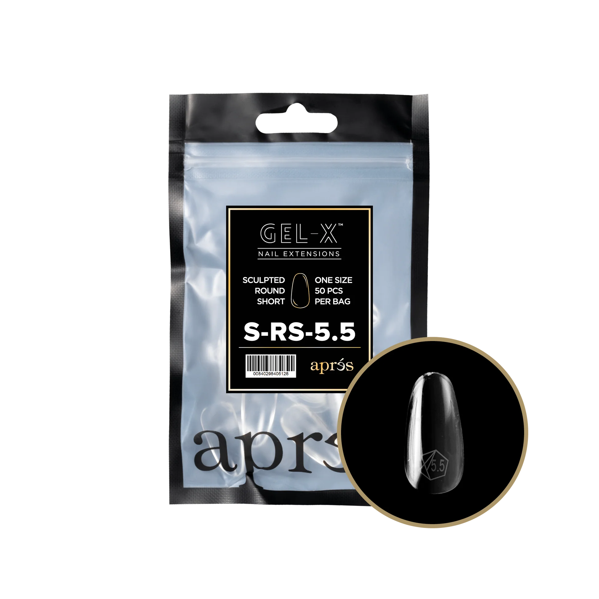 APRES TIP BAG - SCULPTED ROUND SHORT - 5.5