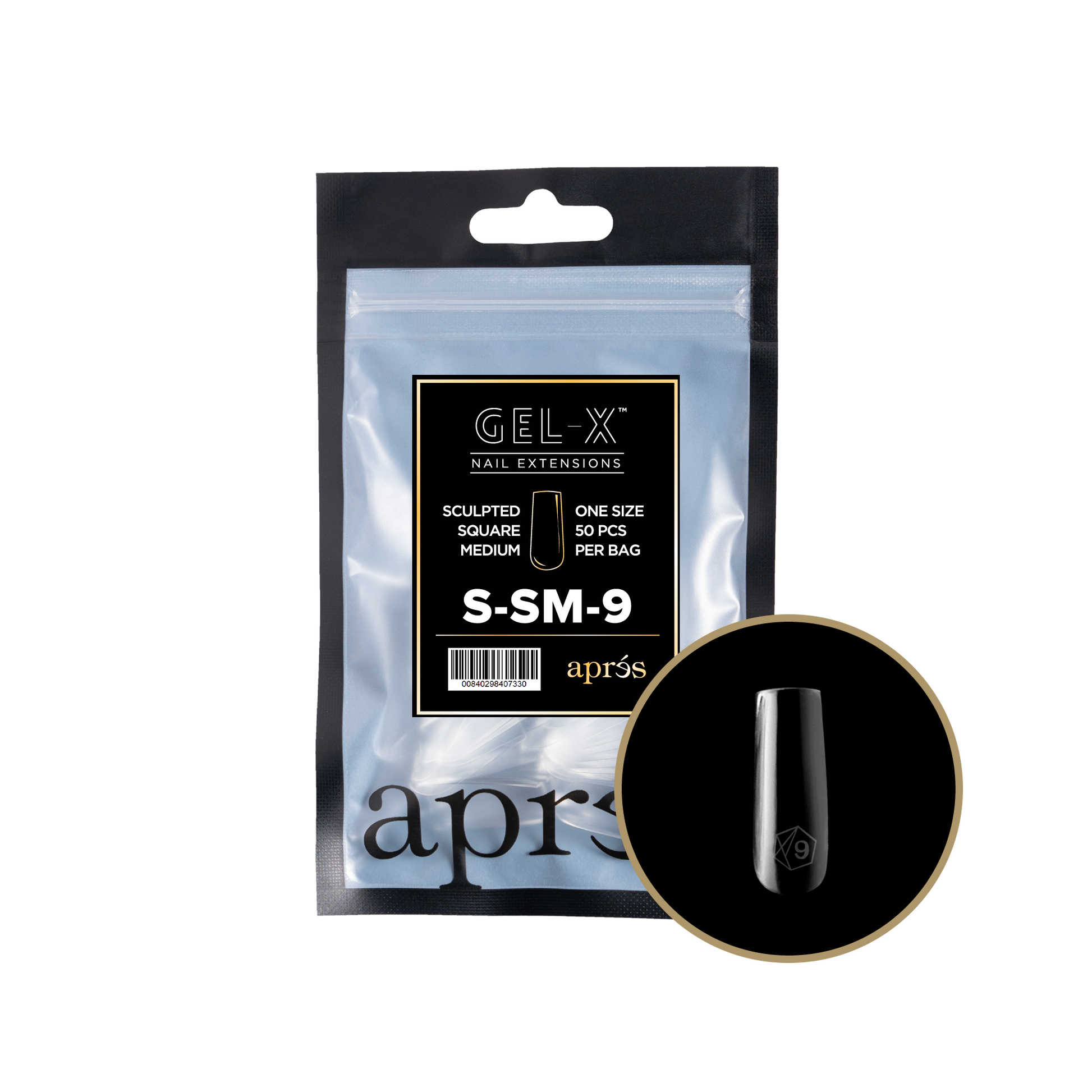 APRES TIP BAG - 9 - SCULPTED SQUARE MEDIUM