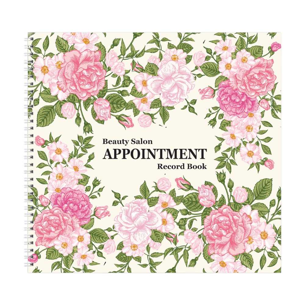 BER AB116 APPOINTMENT BOOK 6 - COLUMN - FLOWER STYLE
