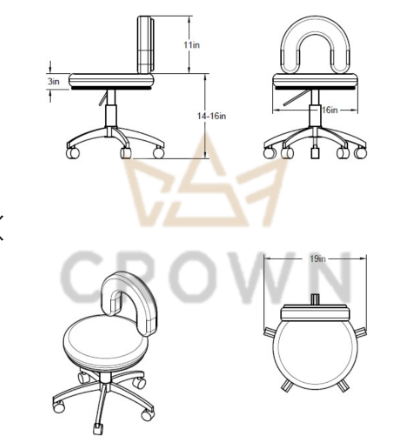 SC-1002 TECHNICIAN STOOL CHAIR