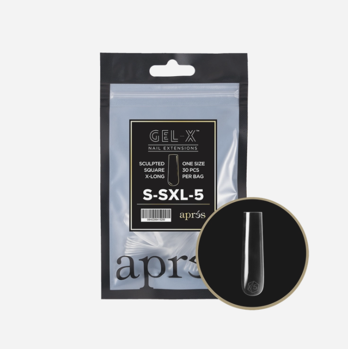 APRES TIP BAG - 5 - SCULPTED SQUARE EXTRA LONG