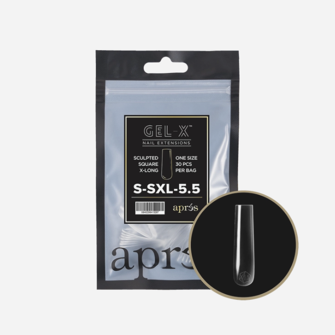 APRES TIP BAG - 5.5 - SCULPTED SQUARE EXTRA LONG