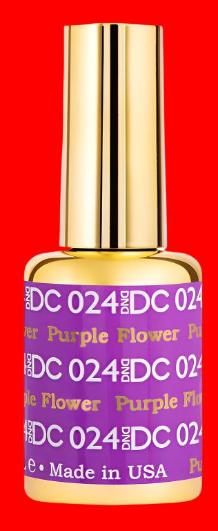 2 GEL COMBO - 024 DND DC Purple Flower
