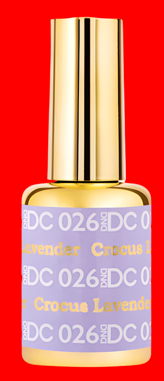 2 GEL COMBO - 026 DND DC Crocus Lavender