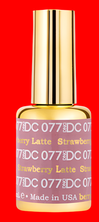 2 GEL COMBO - 077 DND DC Strawberry Latte