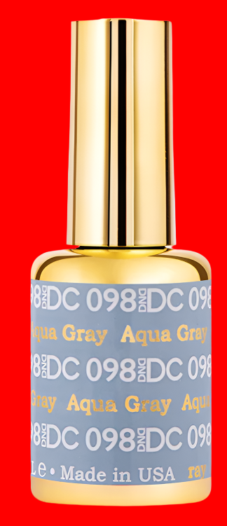 2 GEL COMBO - 098 DND DC Aqua Gray