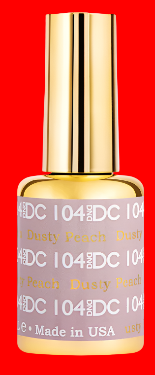2 GEL COMBO - 104 DND DC Dusty Peach