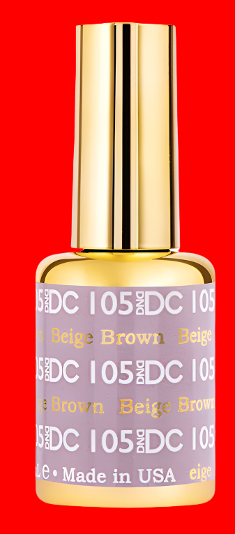 2 GEL COMBO - 105 DND DC Beige Brown