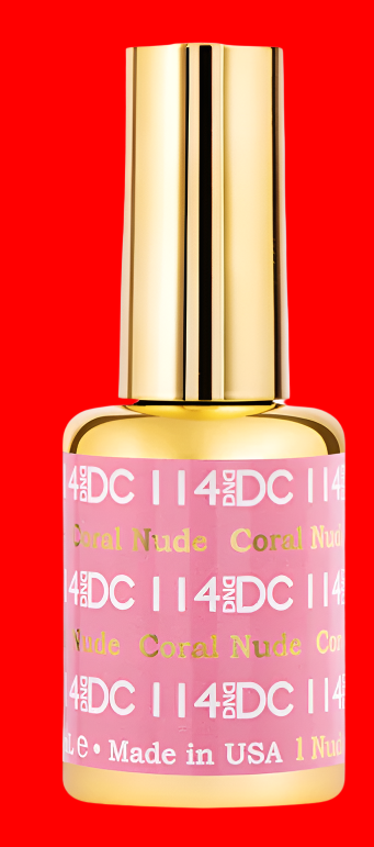 2 GEL COMBO - 114 DND DC Coral Nude