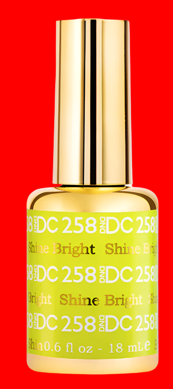 2 GEL COMBO - 258 DND DC Shine Bright