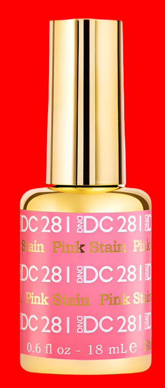 2 GEL COMBO - 281 DND DC Pink Stain