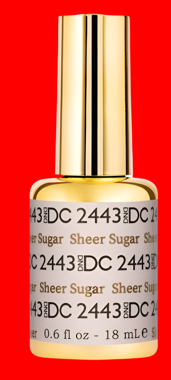 2 GEL COMBO - 2443 DND DC Sheer Sugar