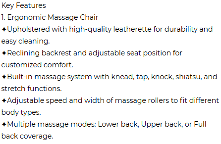 CROWN SPA CHAIR MODEL Z - 4 COLORS