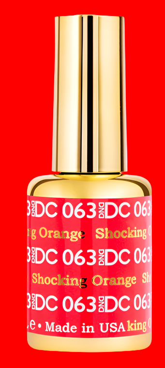2 GEL COMBO - 063 DND DC Shocking Orange