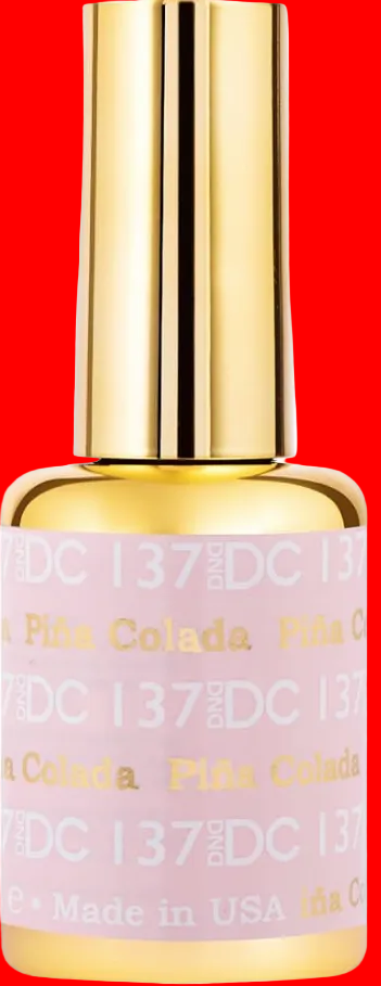 2 GEL COMBO - 137 DND DC Piña Colada - Secret Nail & Beauty Supply