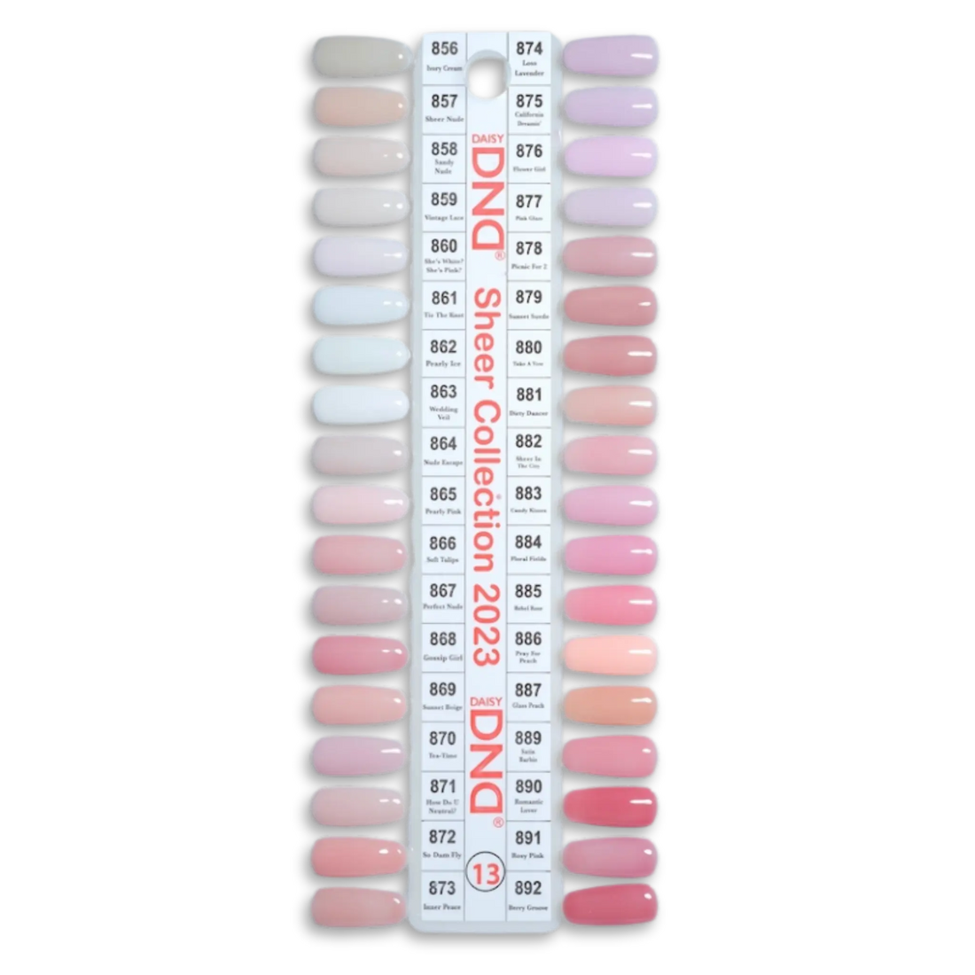 EXTRA 10% OFF - DND COMBO GEL & REGULAR - 36 COMBOS/SET