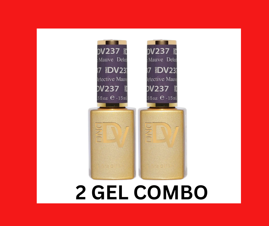 2 GEL COMBO - DIVA 237 Detective Mauve