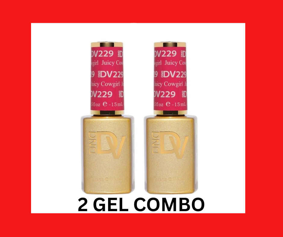 2 GEL COMBO - DIVA 229 Juicy Cowgirl
