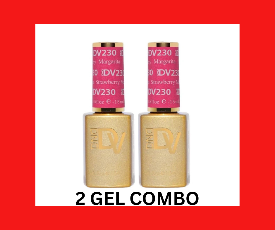 2 GEL COMBO - DIVA 230 Strawberry Martini