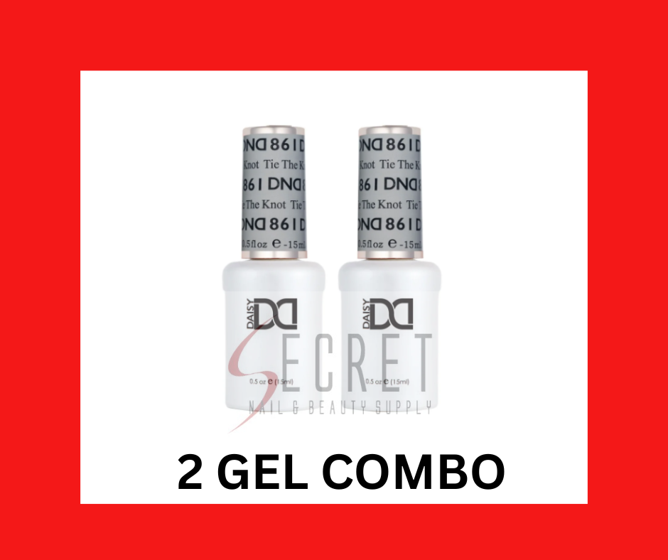 2 GEL COMBO - DND 861 Tie The Knot