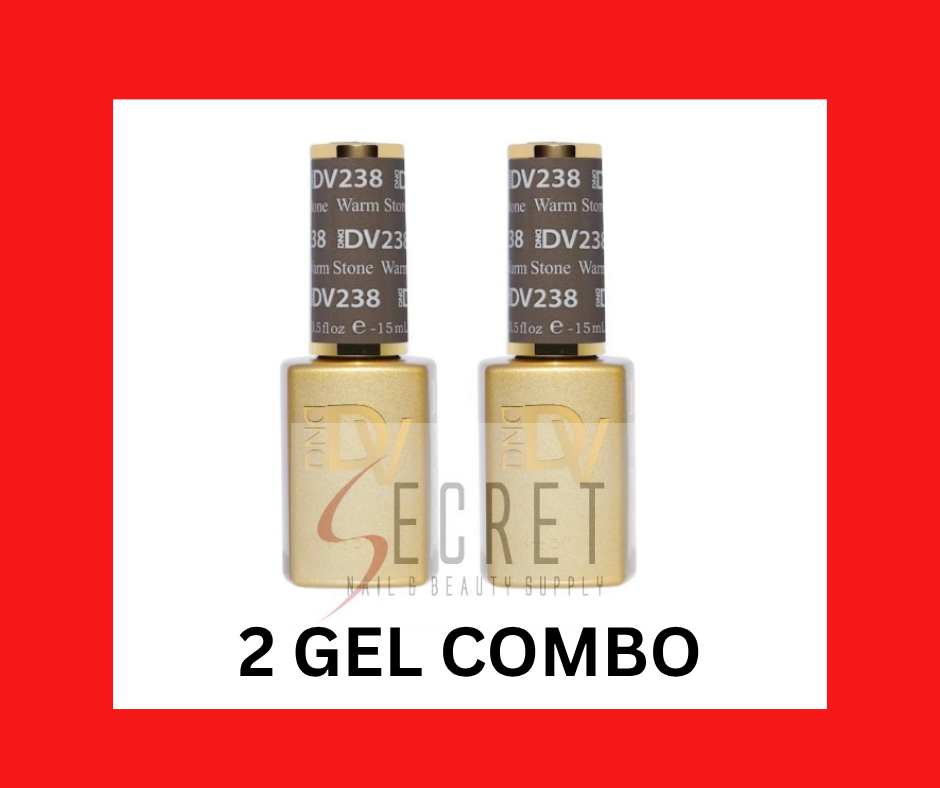 2 GEL COMBO - DIVA 238 Warm Stone