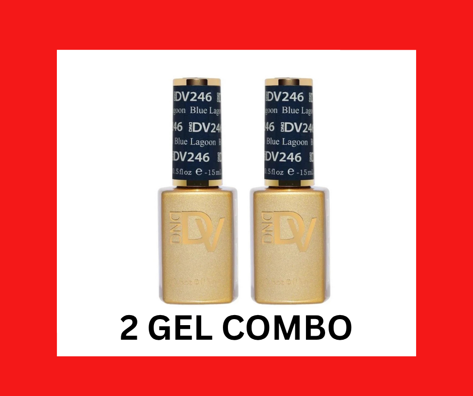2 GEL COMBO - DIVA 246 Blue Lagoon