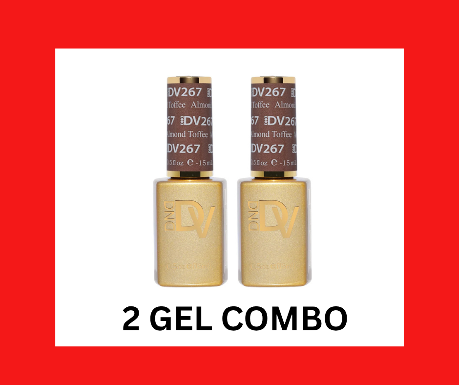 2 GEL COMBO - DIVA 267 Almond Toffee