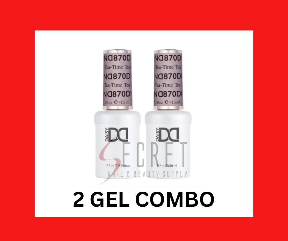 2 GEL COMBO - DND 870 Tea-Time