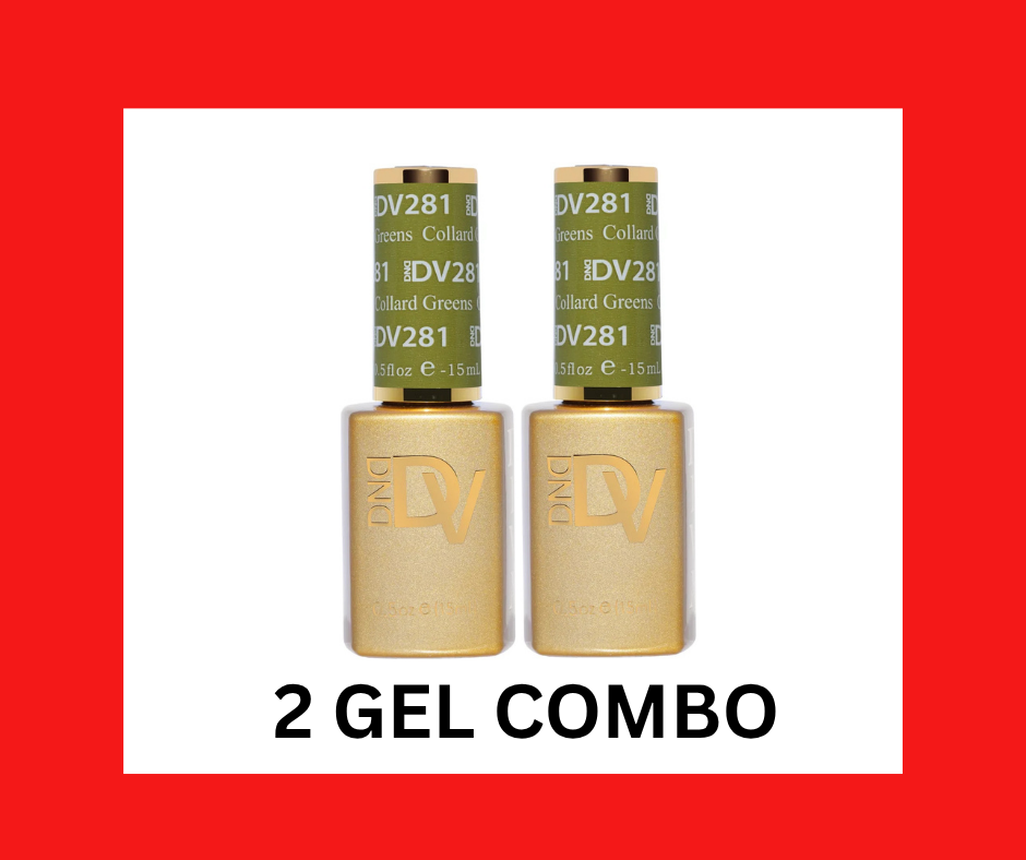 2 GEL COMBO - DIVA 281 Collard Greens