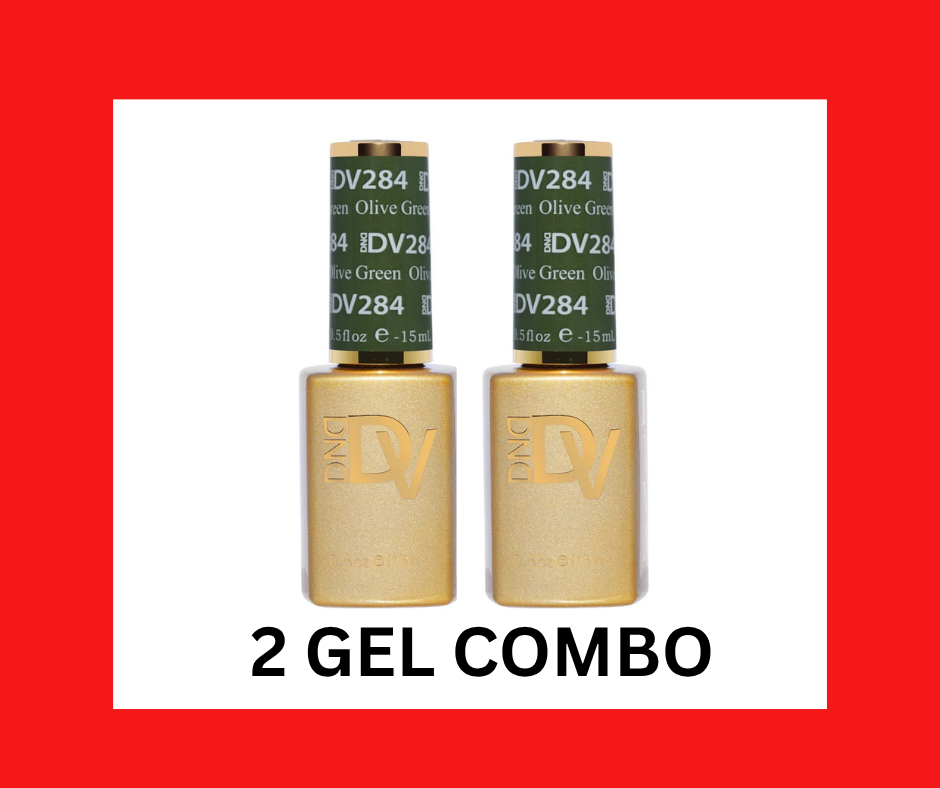 2 GEL COMBO - DIVA 284 Olive Green